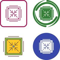 Minimize Icon Design vector
