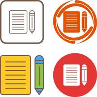 Note Icon Design vector