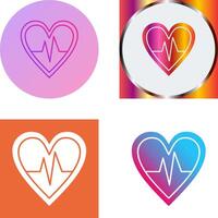 cardiograma icono diseño vector