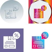 Discount Icon Design vector