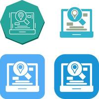 Find Location Icon Design vector