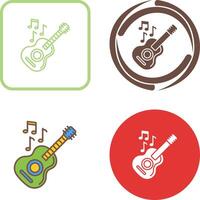 Guitar Icon Design vector