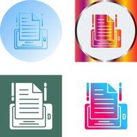 Test Icon Design vector