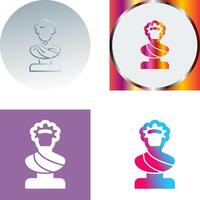 Statue Icon Design vector