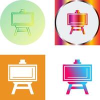 Easel Icon Design vector