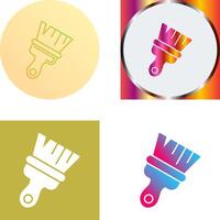 Paint Brush Icon Design vector