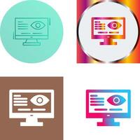 Vision Icon Design vector