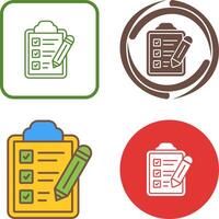 Checklist Icon Design vector