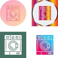 Washing Machine Icon Design vector