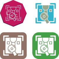 Order Tracking Icon Design vector