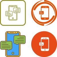 Chat Icon Design vector