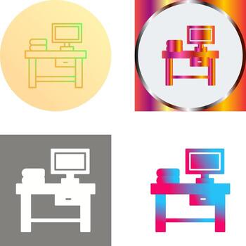 diseño de icono de mesa vector