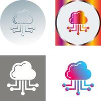 Cloud Computing Icon Design vector