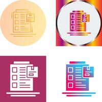 Order List Icon Design vector