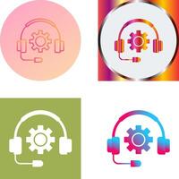 Customer Support Icon Design vector