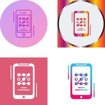 modelo código icono diseño vector