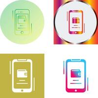 E-wallet Icon Design vector