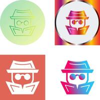 Hacker Icon Design vector