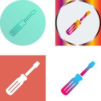 Screw driver Icon Design vector