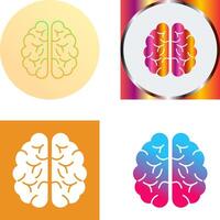 Brain Icon Design vector