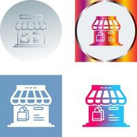 Shop Icon Design vector