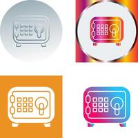 Safe Box Icon Design vector