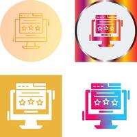 Webpage Quality Icon Design vector