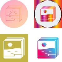 Photo Icon Design vector