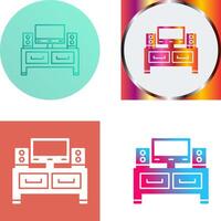 Television Icon Design vector