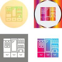 Wardrobe Icon Design vector