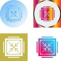 Minimize Icon Design vector