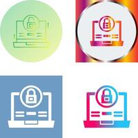 Lock Icon Design vector