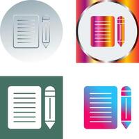 Note Icon Design vector