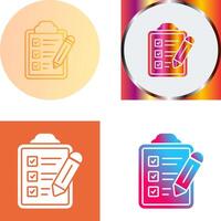 Checklist Icon Design vector