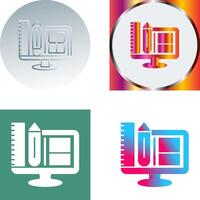 Web Design Icon Design vector