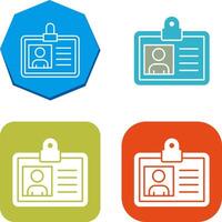 Identity Icon Design vector