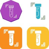 Test Tube Icon Design vector