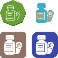 Pill Icon Design vector