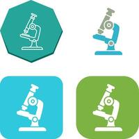 diseño de icono de microscopio vector