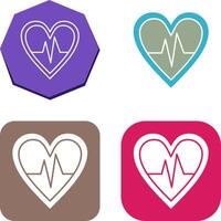 cardiograma icono diseño vector