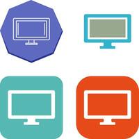 Monitor Icon Design vector