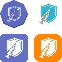 Vaccination Icon Design vector