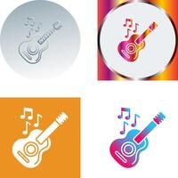 diseño de icono de guitarra vector