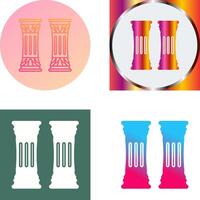 Column Icon Design vector