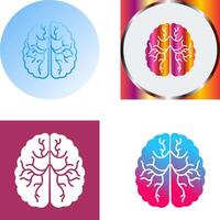 diseño de icono de cerebro vector