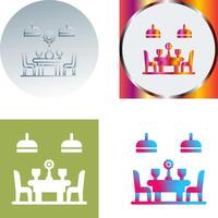 Table Icon Design vector