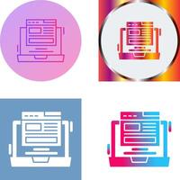 Layout Icon Design vector