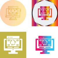 Update Icon Design vector