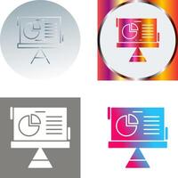 diseño de icono de gráfico circular vector