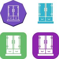 Cabinet Drawer Icon Design vector